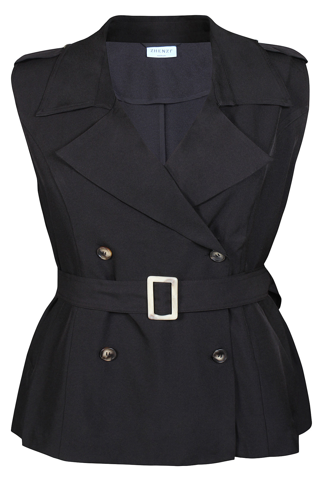 ZH - Soon 1068 - Blazer vest - Black