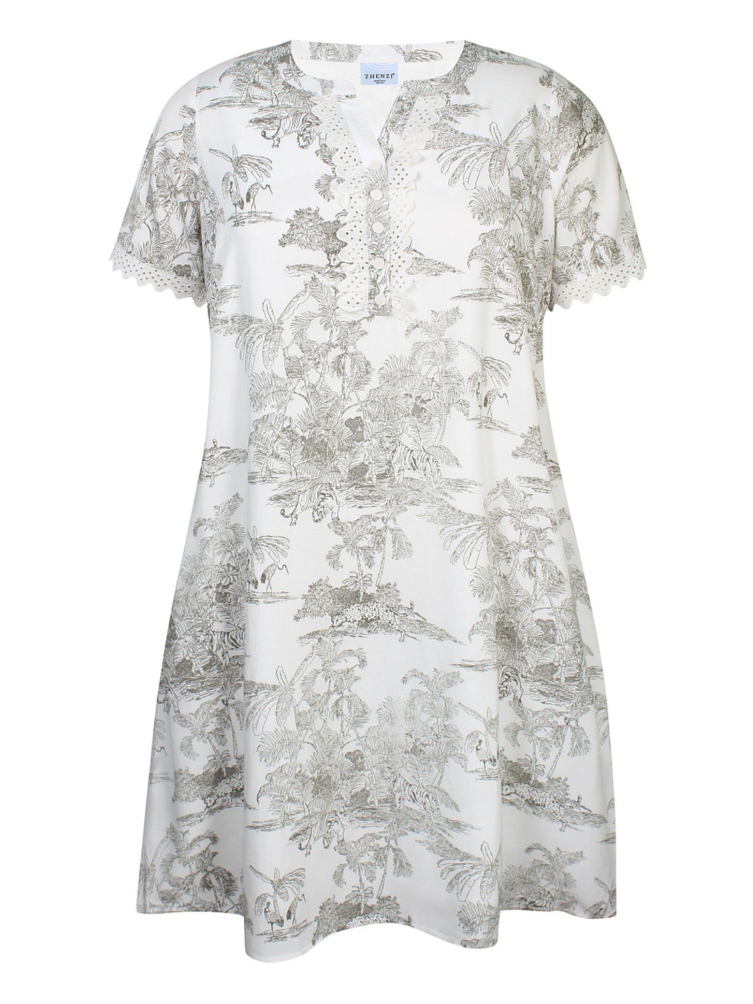 ZH - Ivory 1370 - Dress - Green