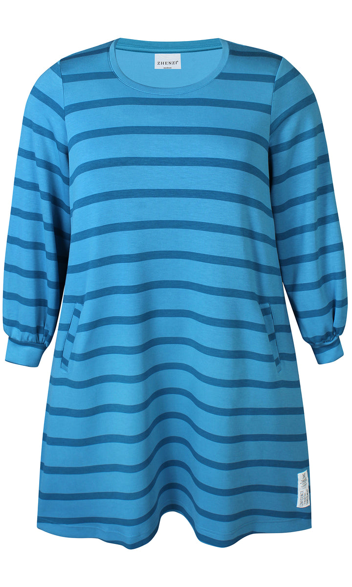 ZH - Afia 469 - Tunic - Blue