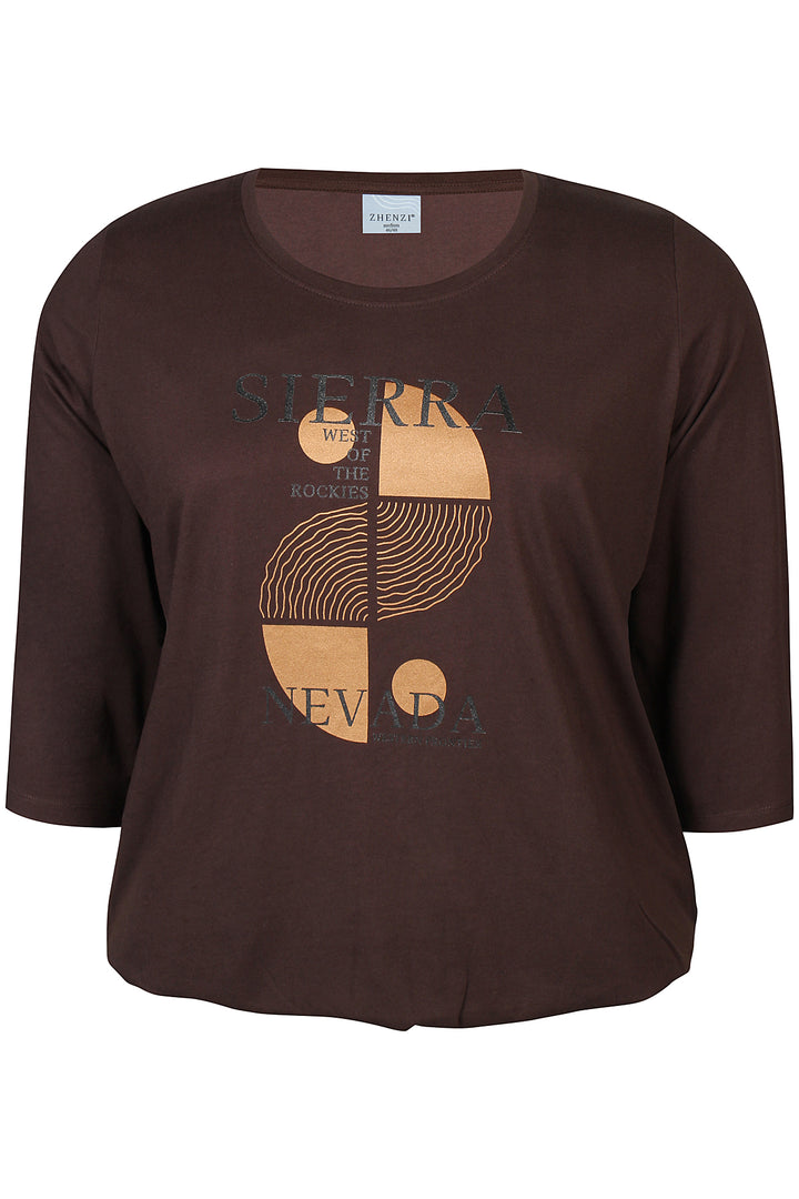 ZH - Noor 894 - T-shirt - Brown