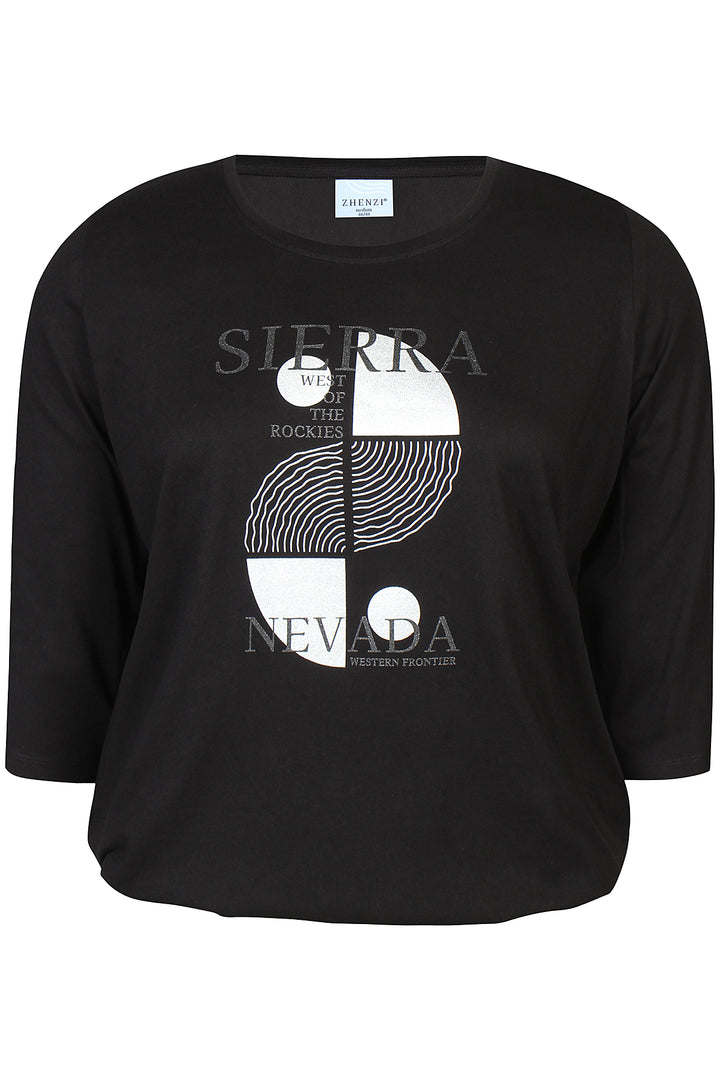 ZH - Noor 894 - T-shirt - Black