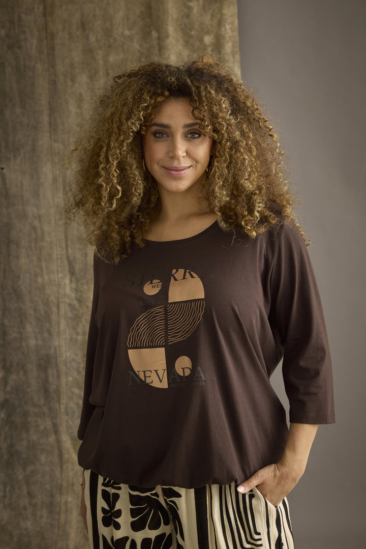 ZH - Noor 894 - T-shirt - Brown