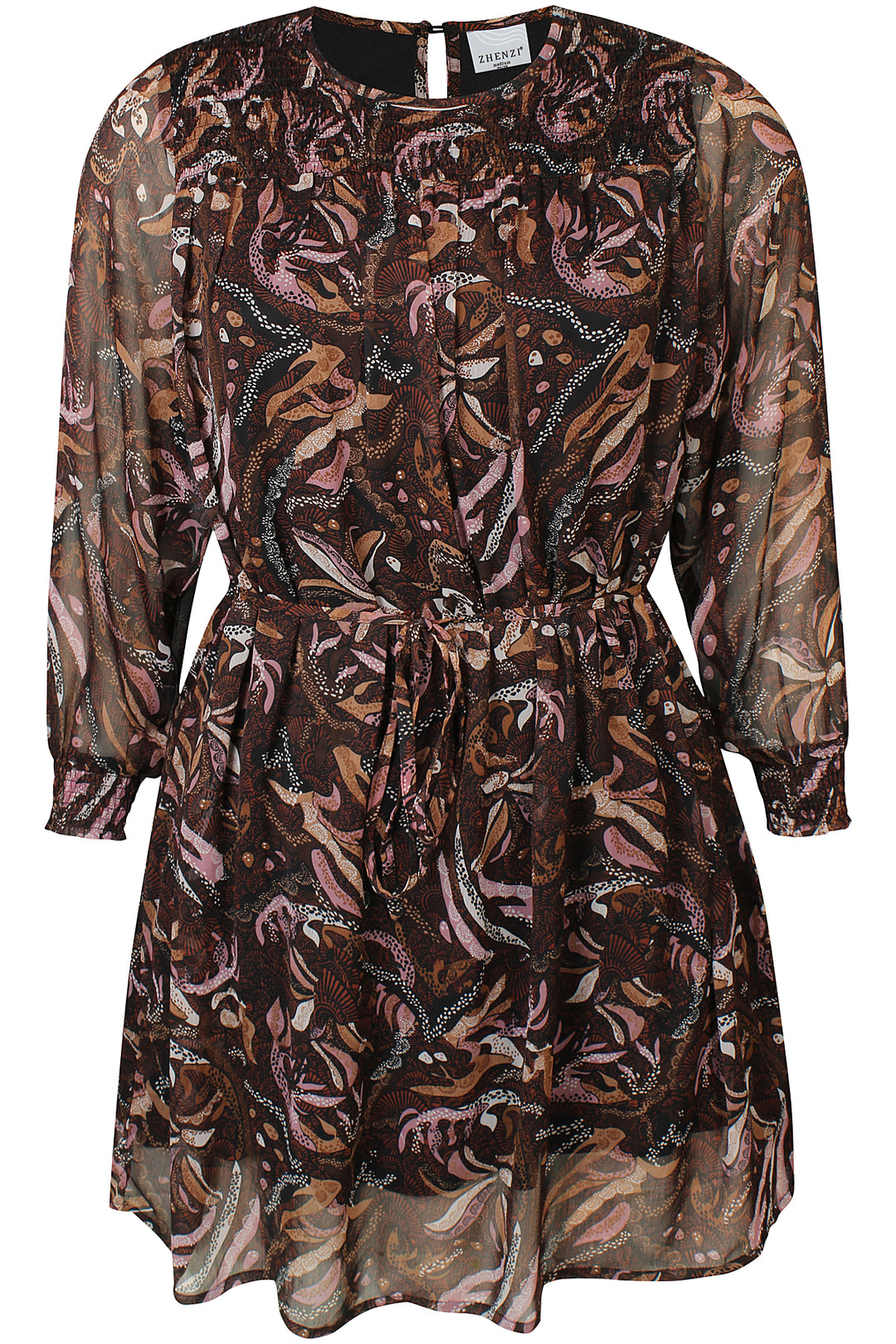 ZH - Olar 921 - Dress - Brown