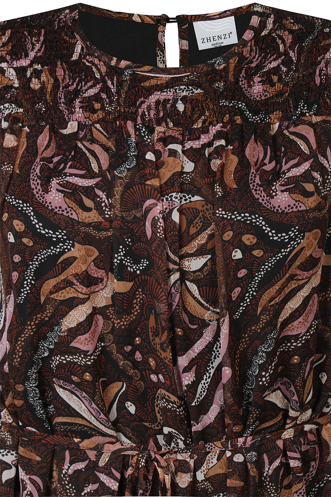 ZH - Olar 921 - Dress - Brown
