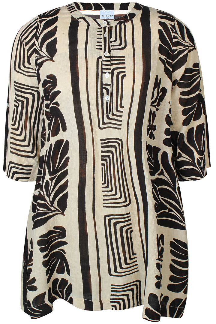 ZH - Orah 932 - Tunic - Brown
