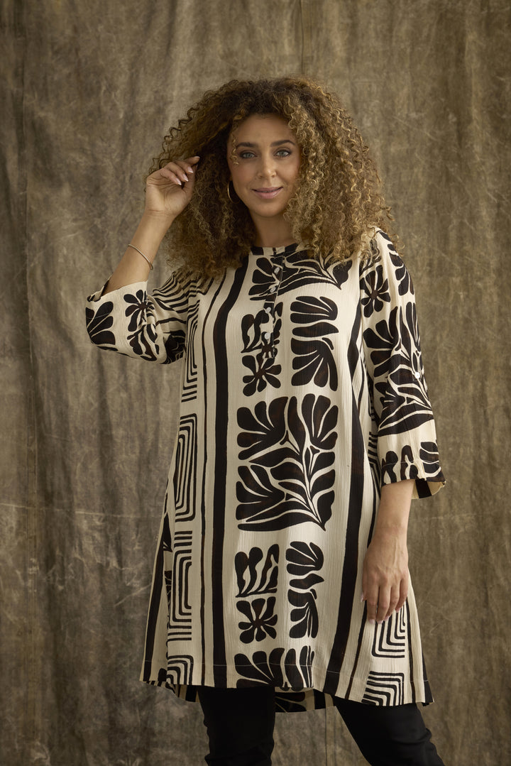 ZH - Orah 932 - Tunic - Brown