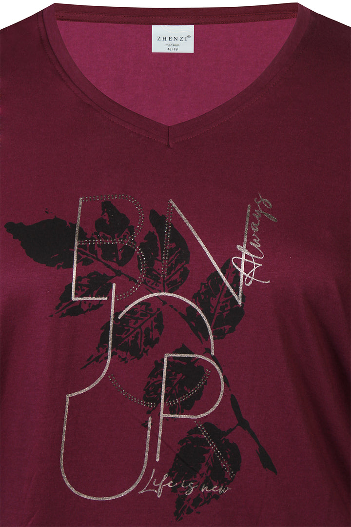 ZH - Saee 1008 - T-shirt - Red