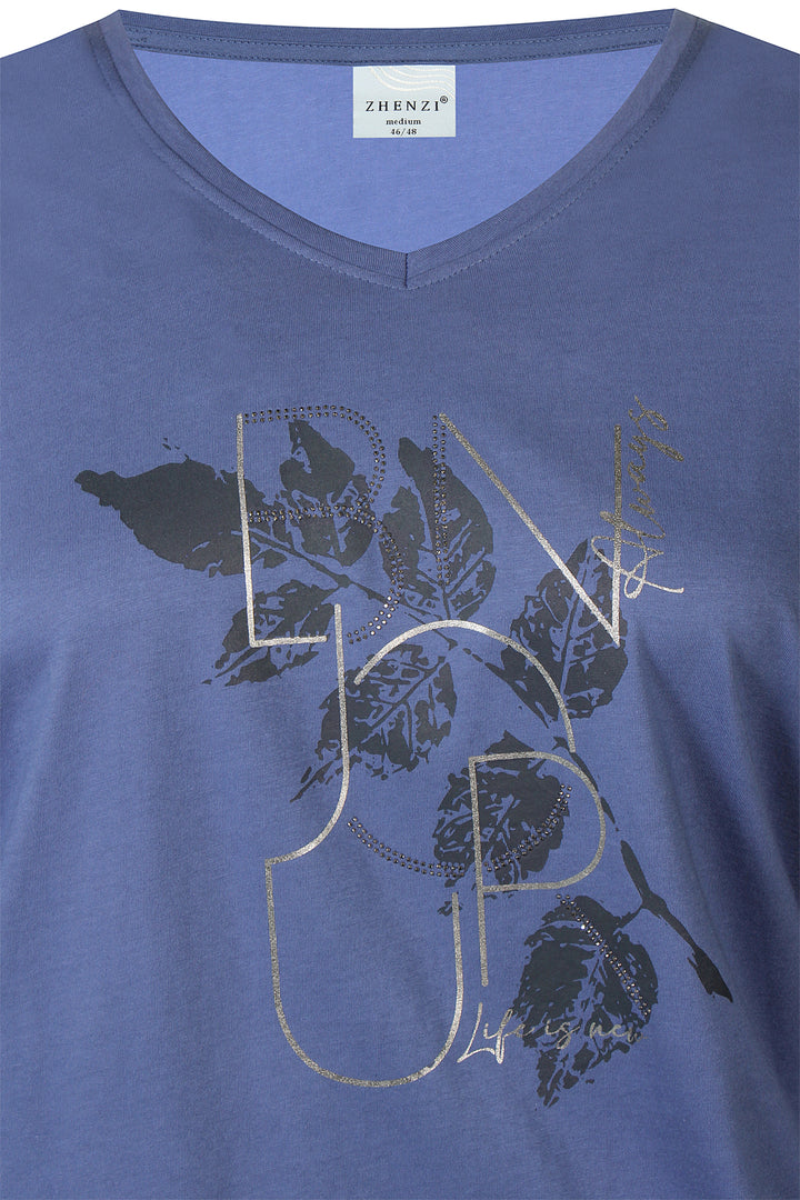 ZH - Saee 1008 - T-shirt - Blue