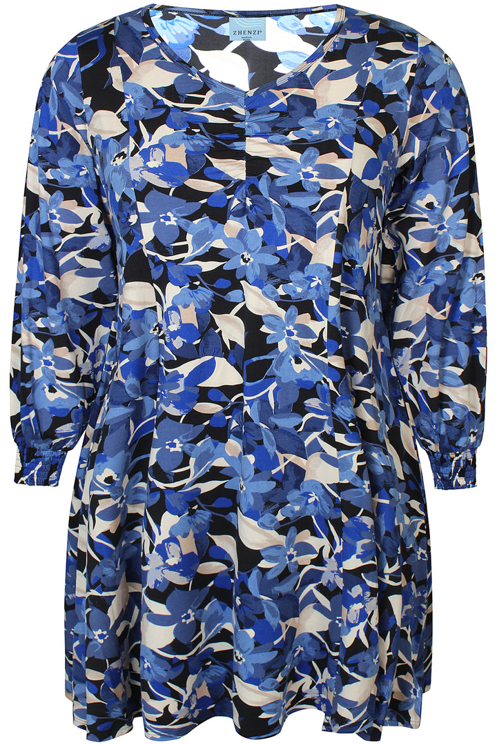 ZH - Saki 1026 - Dress - Blue