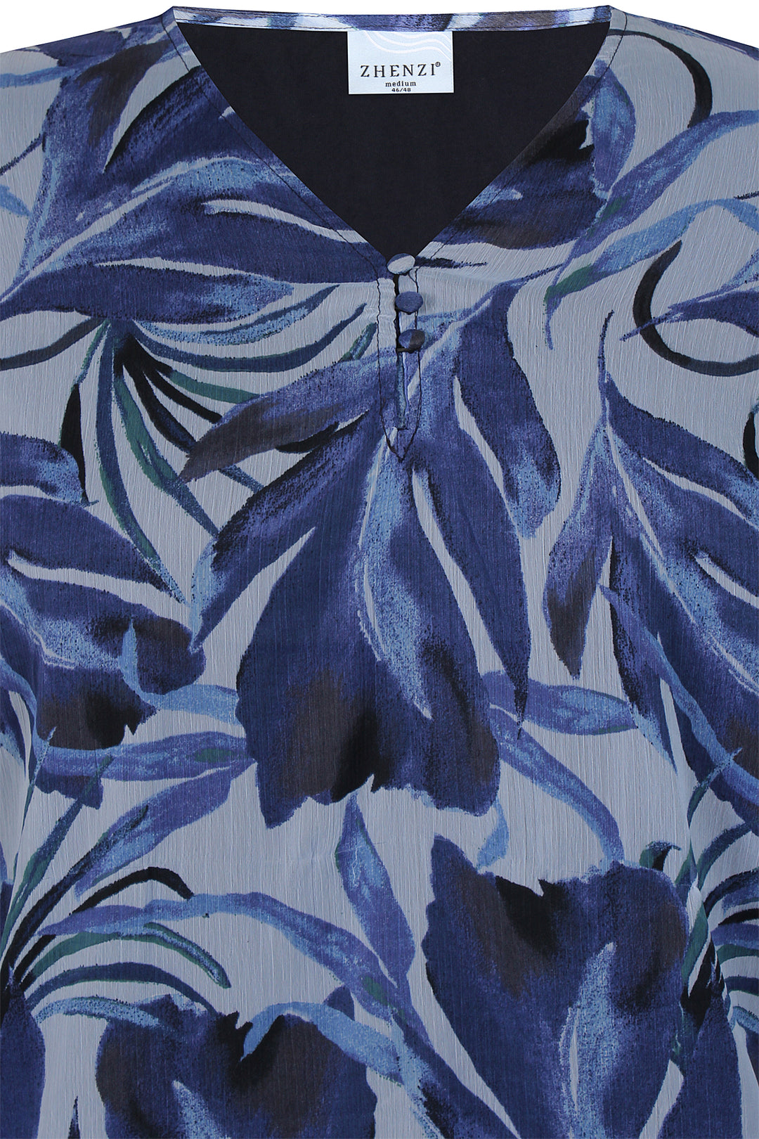 ZH - Saya 1042 - Blouse - Blue