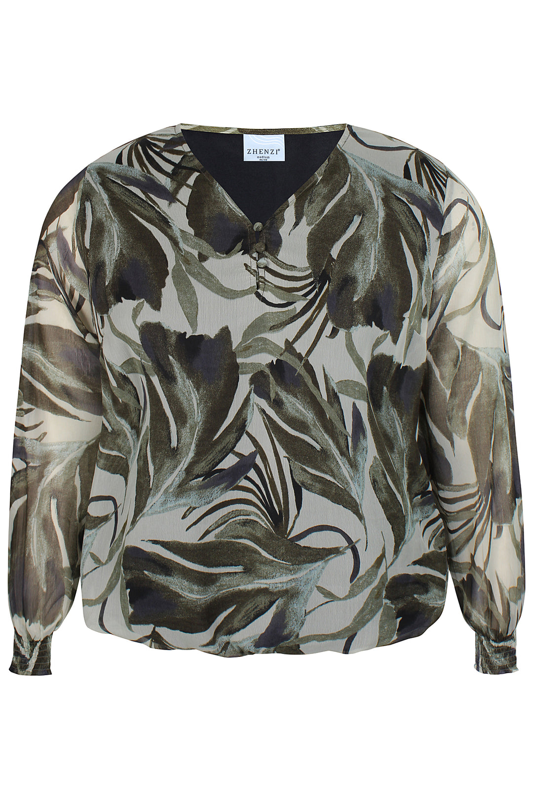 ZH - Saya 1042 - Blouse - Green