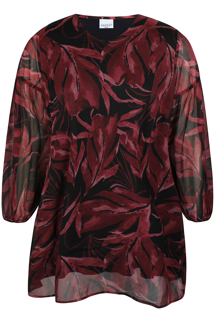 ZH - Saya 1043 - Tunic - Red