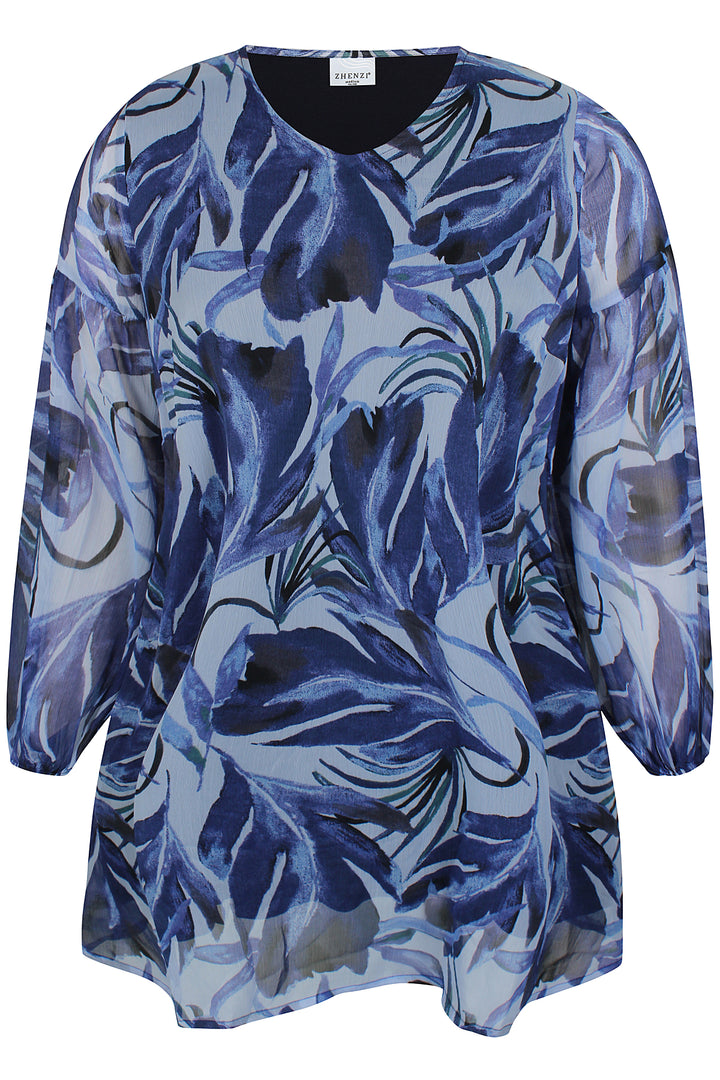 ZH - Saya 1043 - Tunic - Blue