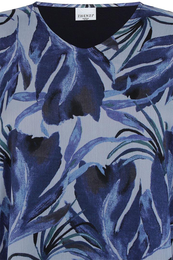ZH - Saya 1043 - Tunic - Blue