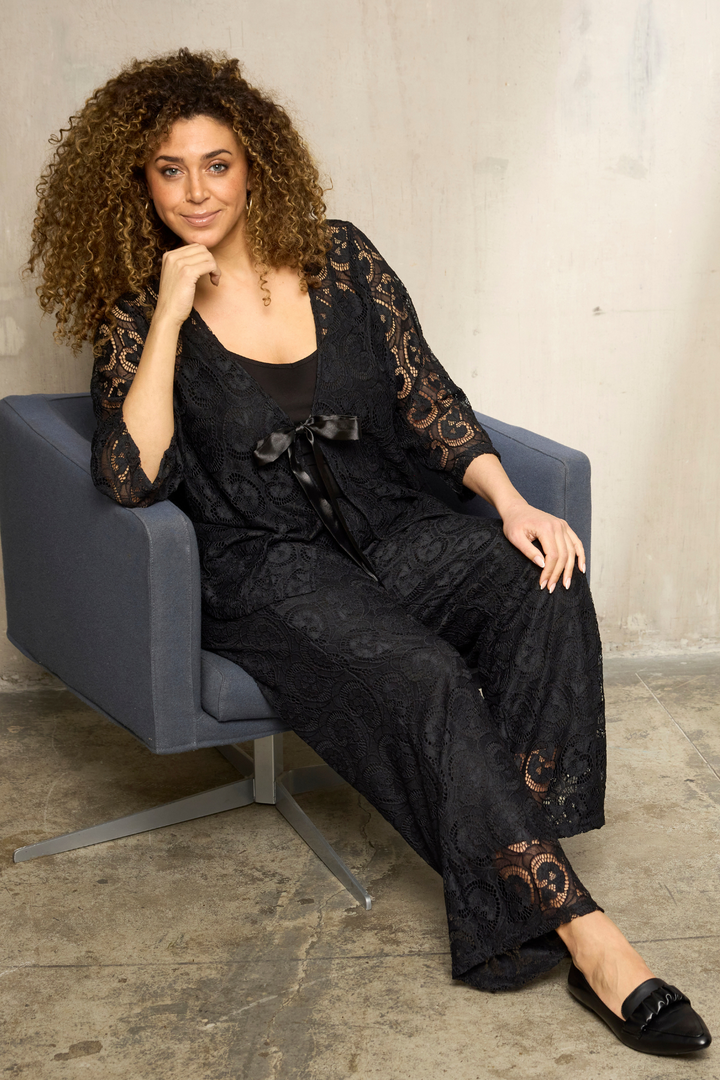 ZH - Sevy 1046 - Lace pants - Black