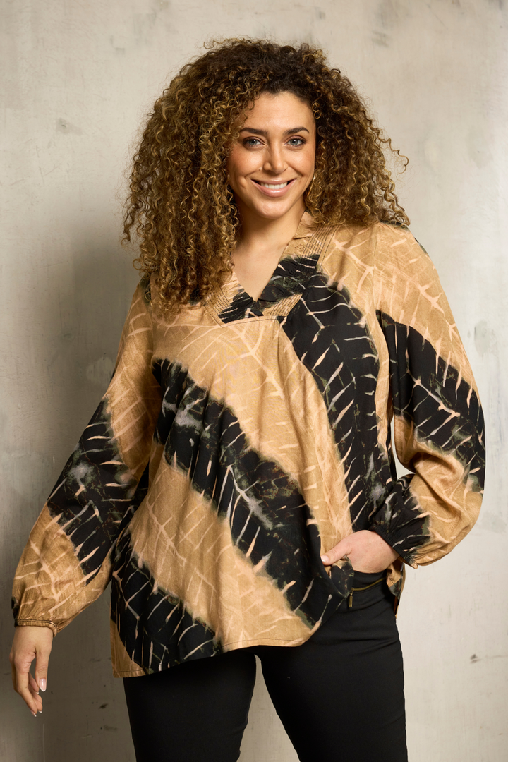 ZH - Silk 1054 - Blouse - Sand