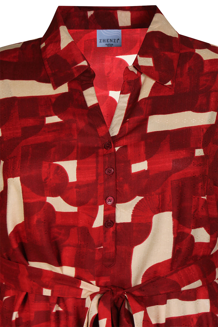 ZH - Vita 1135 - Dress - Red