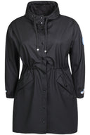ZH - Tael 606 - Rain Coat  - Black