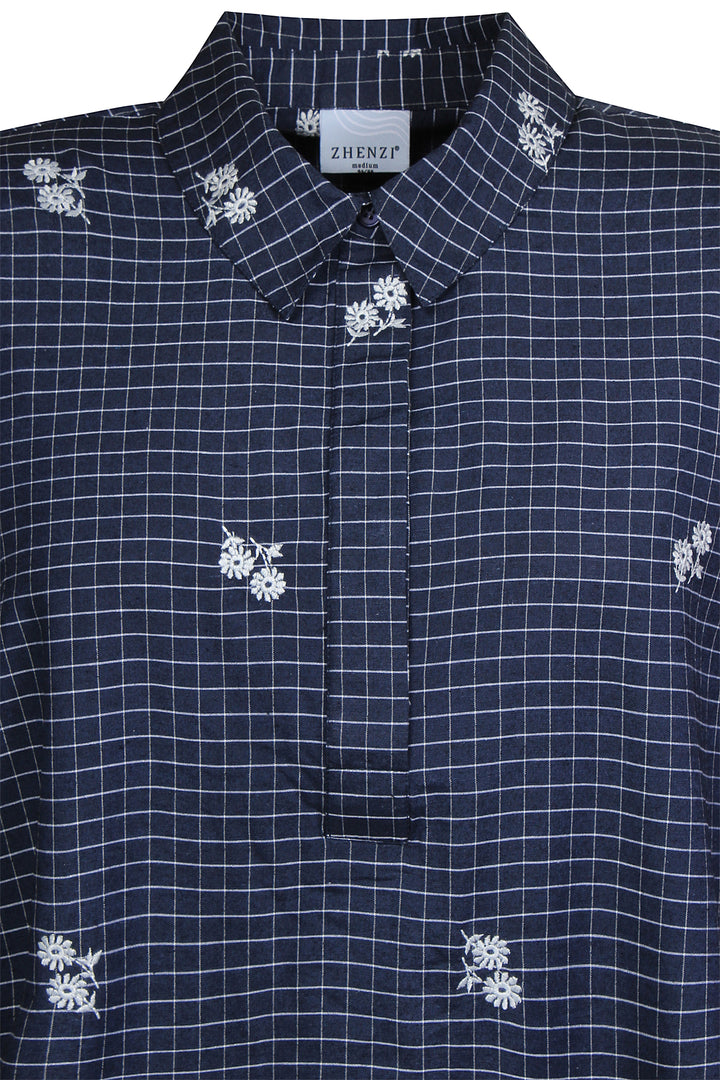 ZH - Amber 1198 - Tunic - Blue