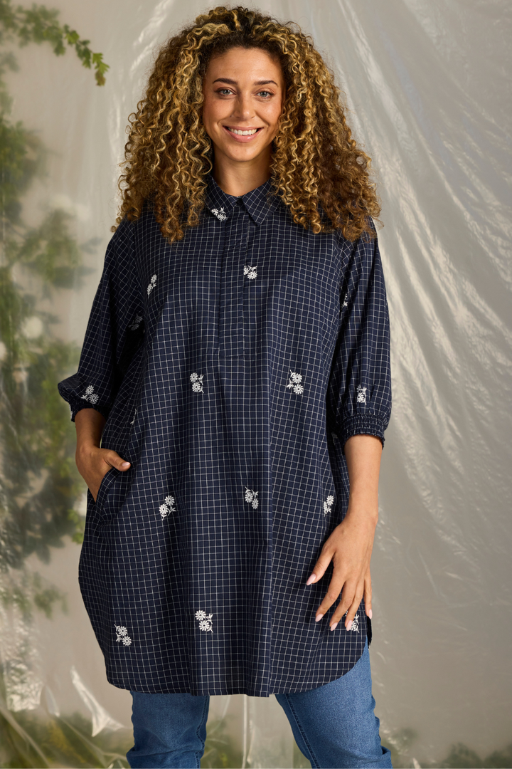 ZH - Amber 1198 - Tunic - Blue