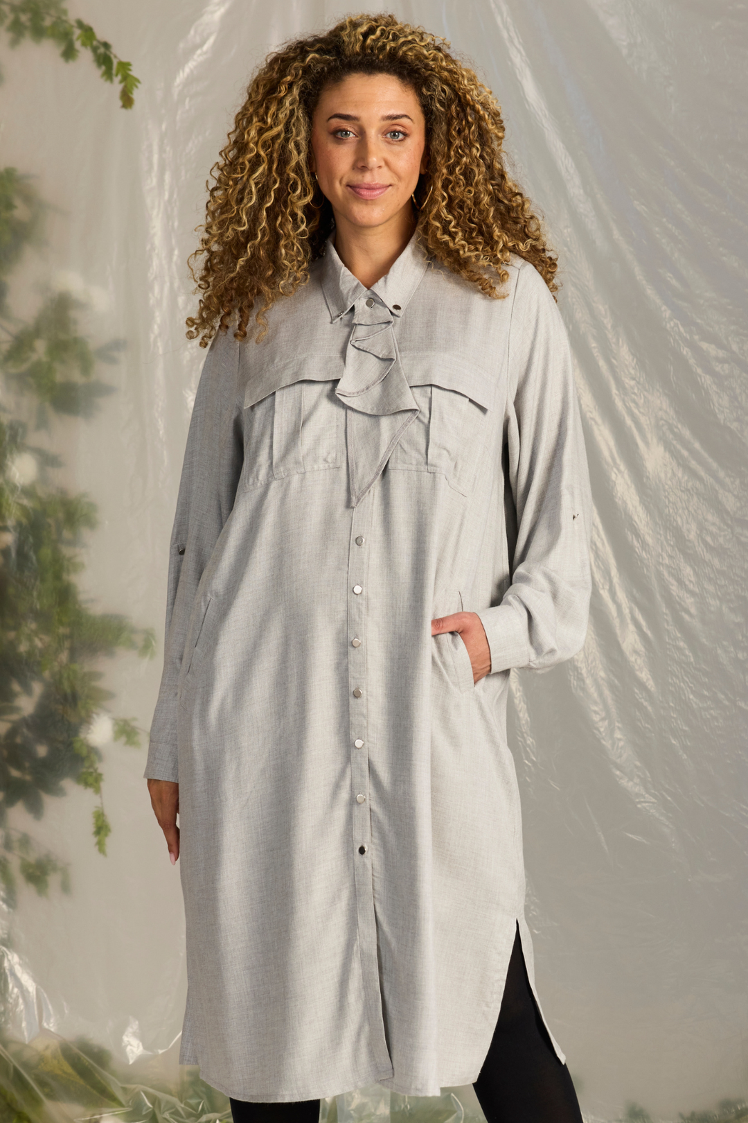 ZH - Amira 1200 - Shirtdress - Grey