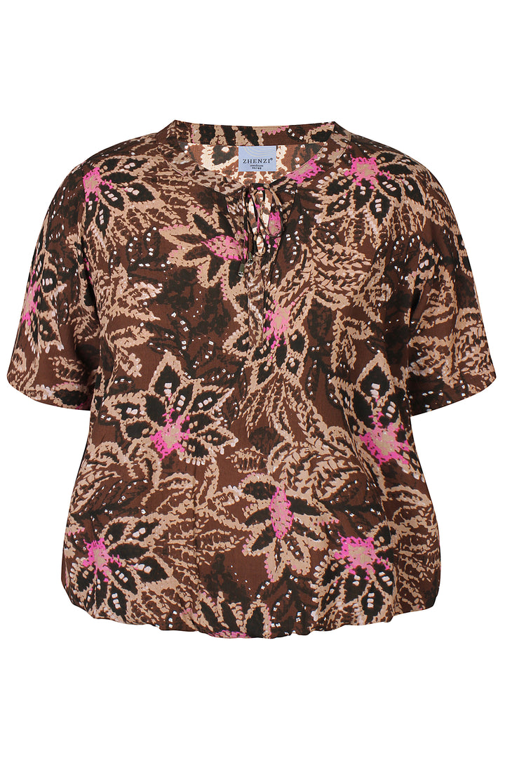 ZH - Elysa 1287 - Blouse - Brown