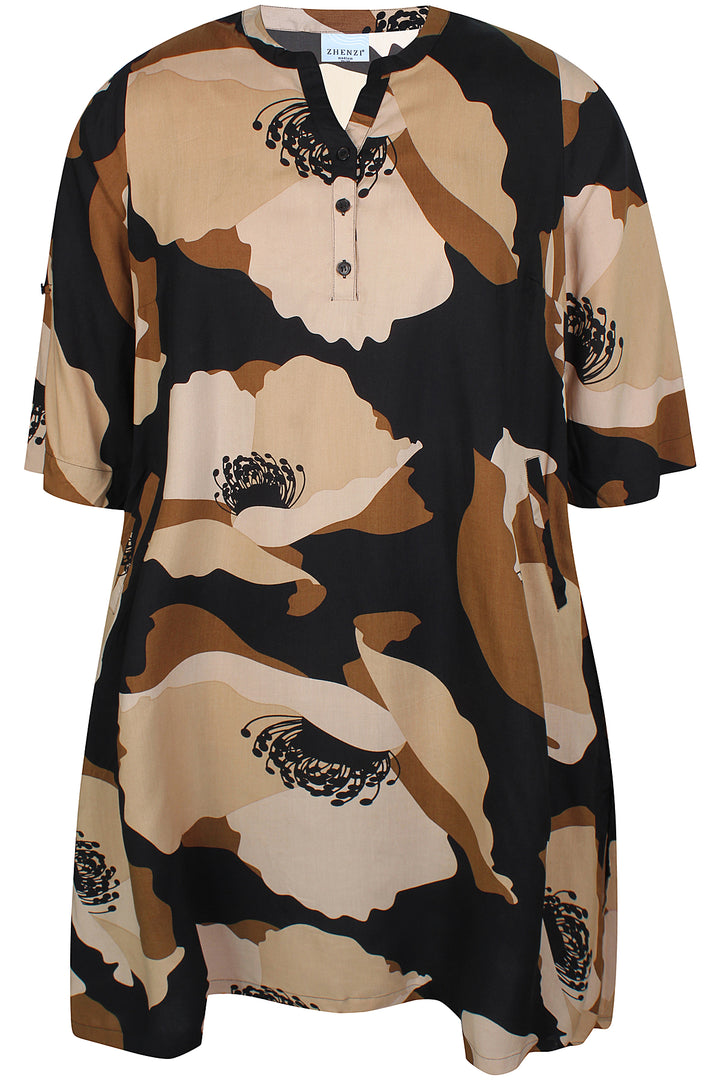 ZH - Sadie 1342 - Dress - Brown