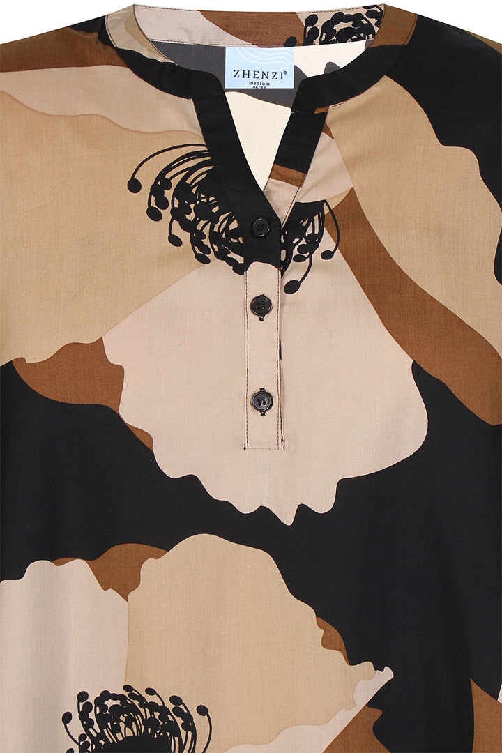 ZH - Sadie 1342 - Dress - Brown