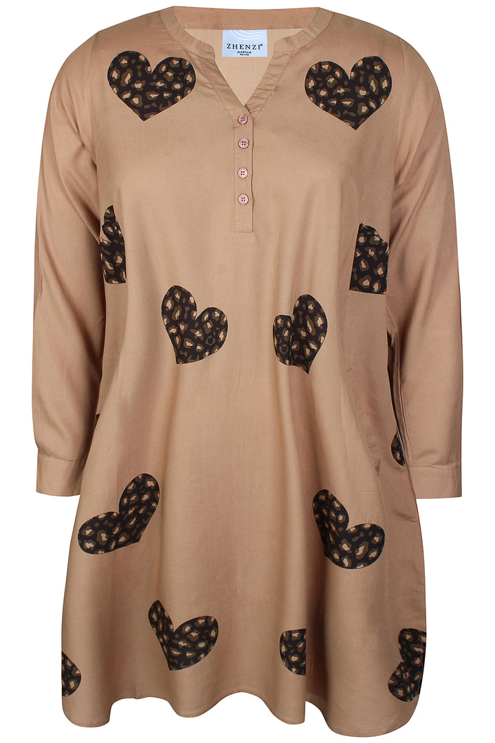 ZH - Sofia 1344 - Dress - Brown