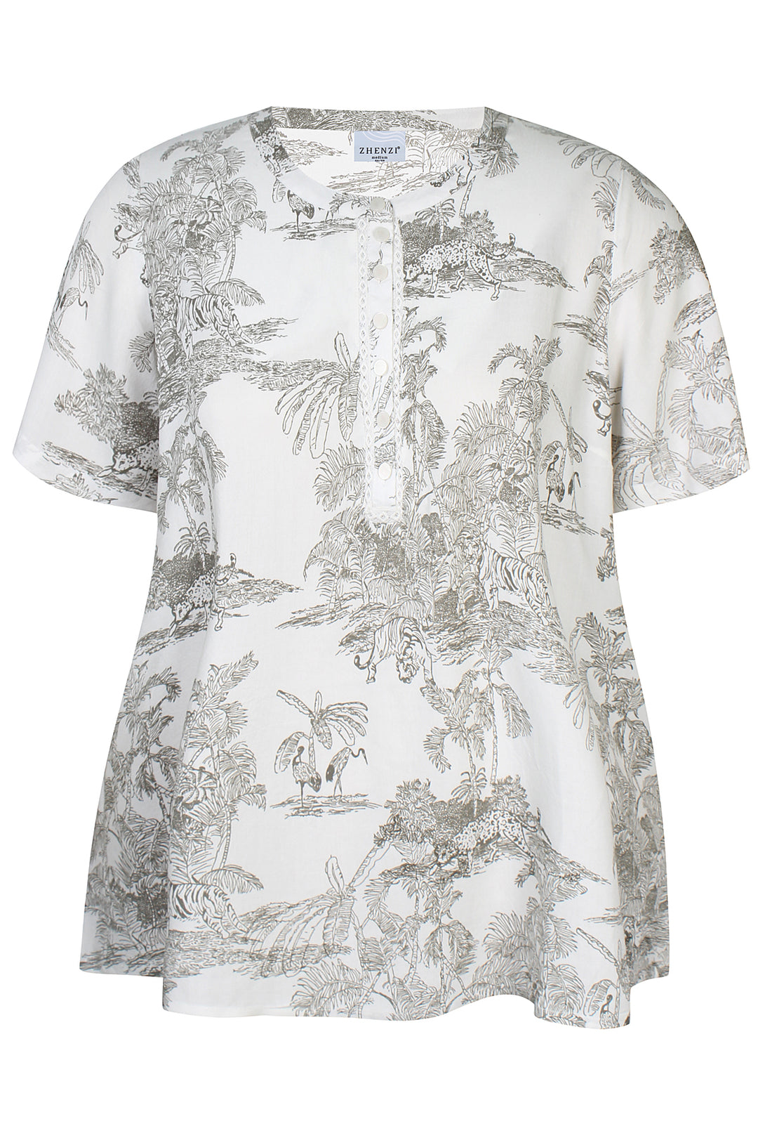ZH - Ivory 1369 - Blouse - Green