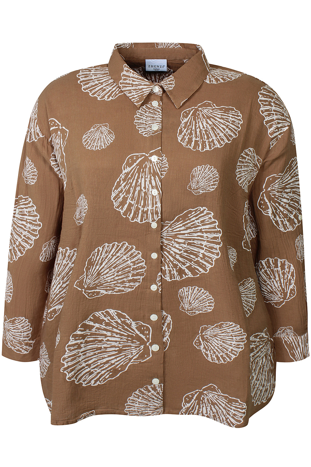 ZH - Jessi 1391 - Shirt - Brown