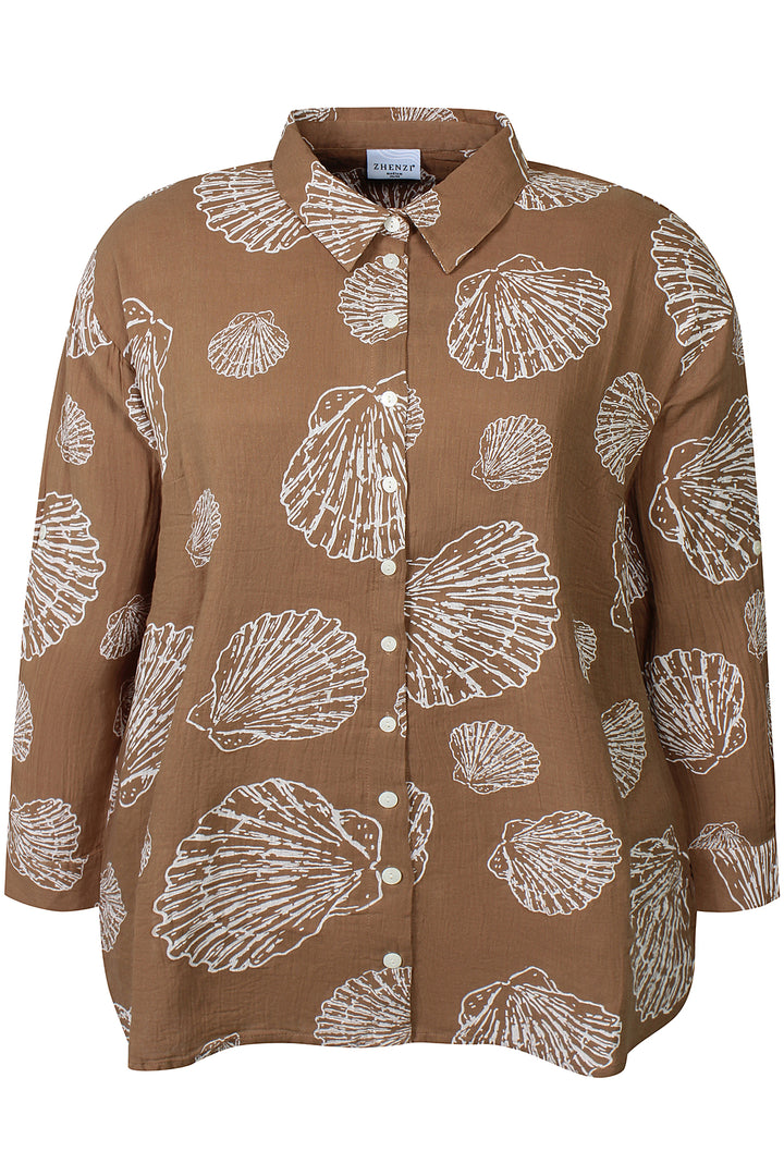 ZH - Jessi 1391 - Shirt - Brown