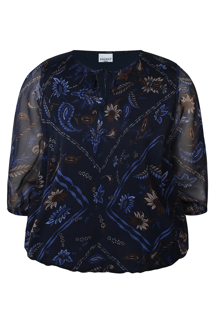 ZH - Keara 1446 - Blouse - Blue