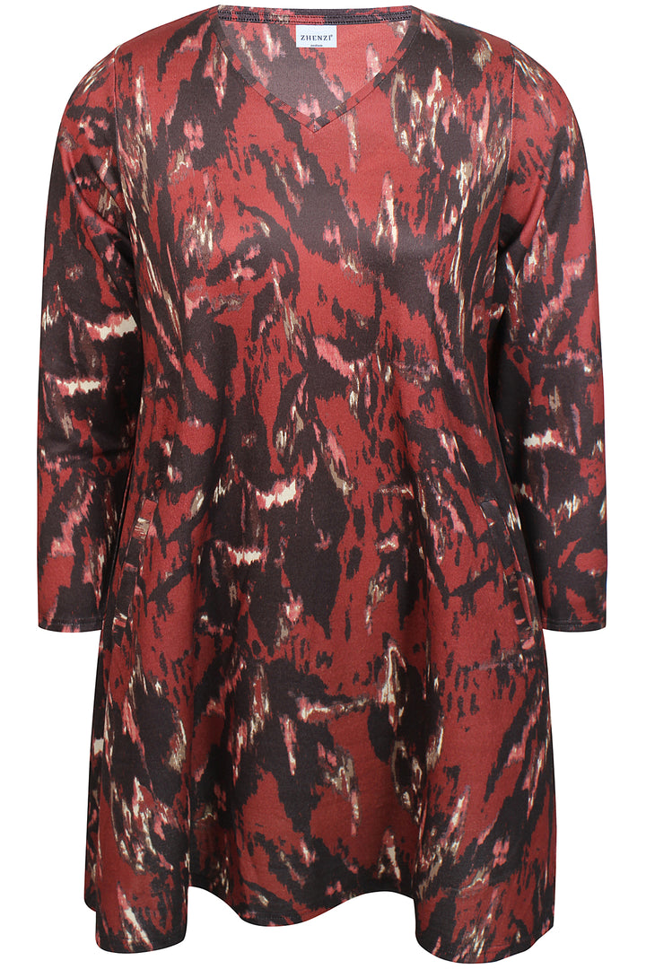 ZH - Ainsley 1490 - Tunic - Red