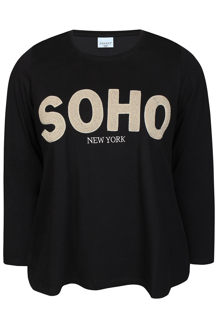 ZH - Lesli 1504 - T-shirt - Black