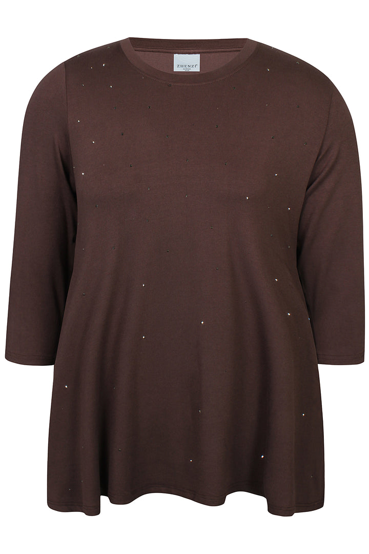 ZH - Letty 1509 - T-shirt - Brown