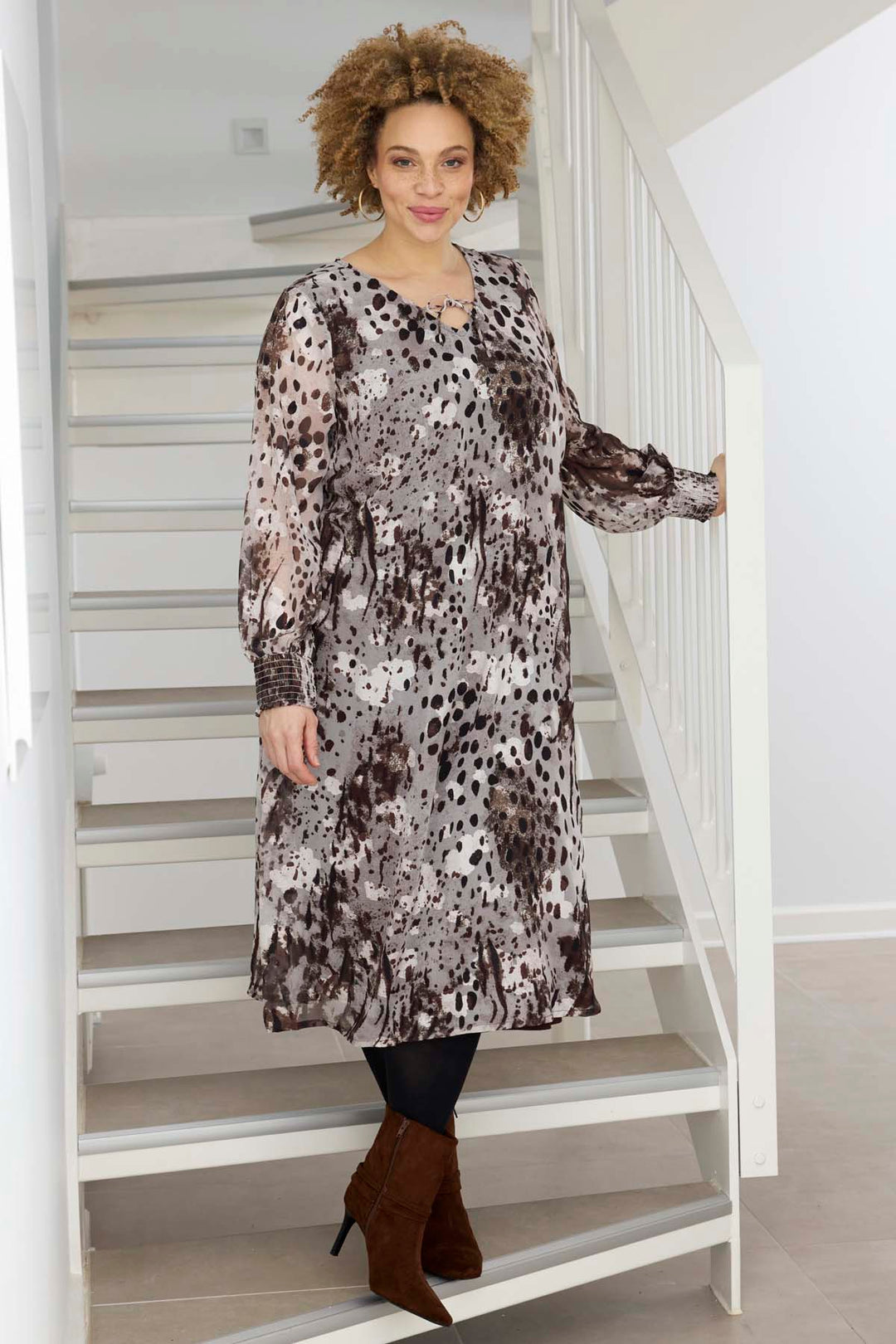 ZH - Libby 1523 - Dress - Brown