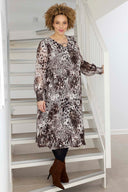 ZH - Libby 1523 - Dress - Brown