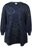 ZH - Mya 1594 - Tunic - Blue