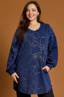 ZH - Mya 1594 - Tunic - Blue