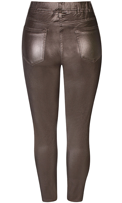 Dixie 326 - Coated legging - Brown