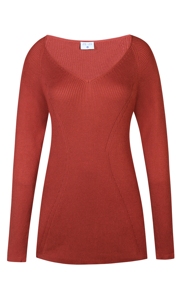 ZE - Norma 348 - Pullover - Red