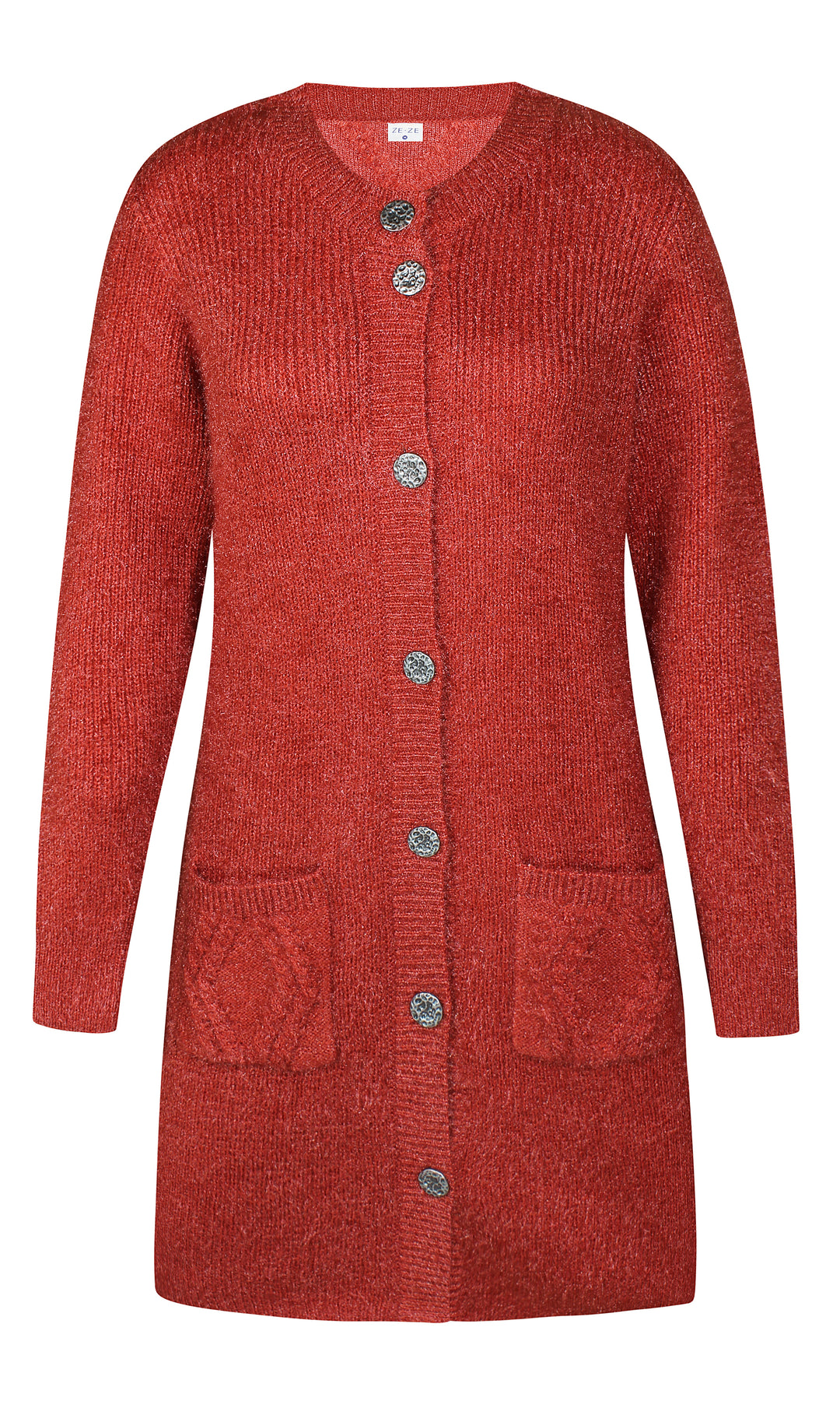 ZE - Rachel 352 - Cardigan - Red