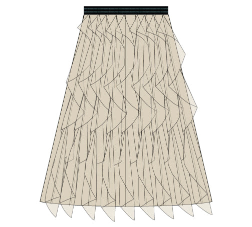ZE - Nutcracker 538 - Skirt - Sand