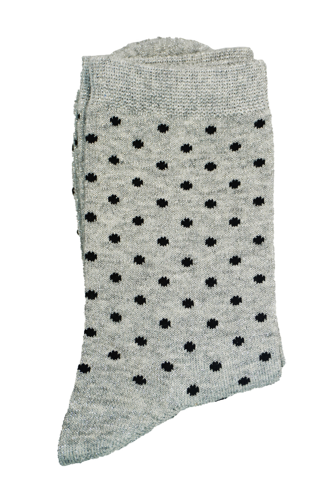 ZE - Socks 540 - Socks with lurex and dots - Grey