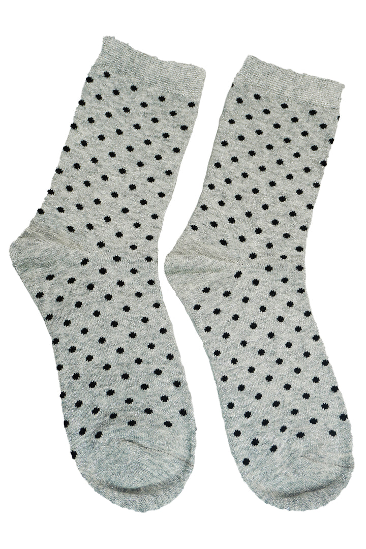 ZE - Socks 540 - Socks with lurex and dots - Grey