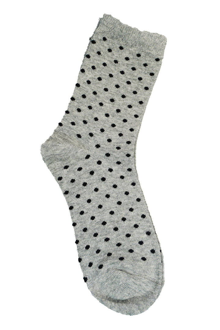 ZE - Socks 540 - Socks with lurex and dots - Grey