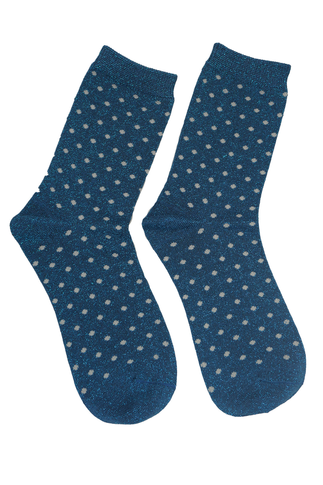 Socks 540 - Socks w. Dots - Blue