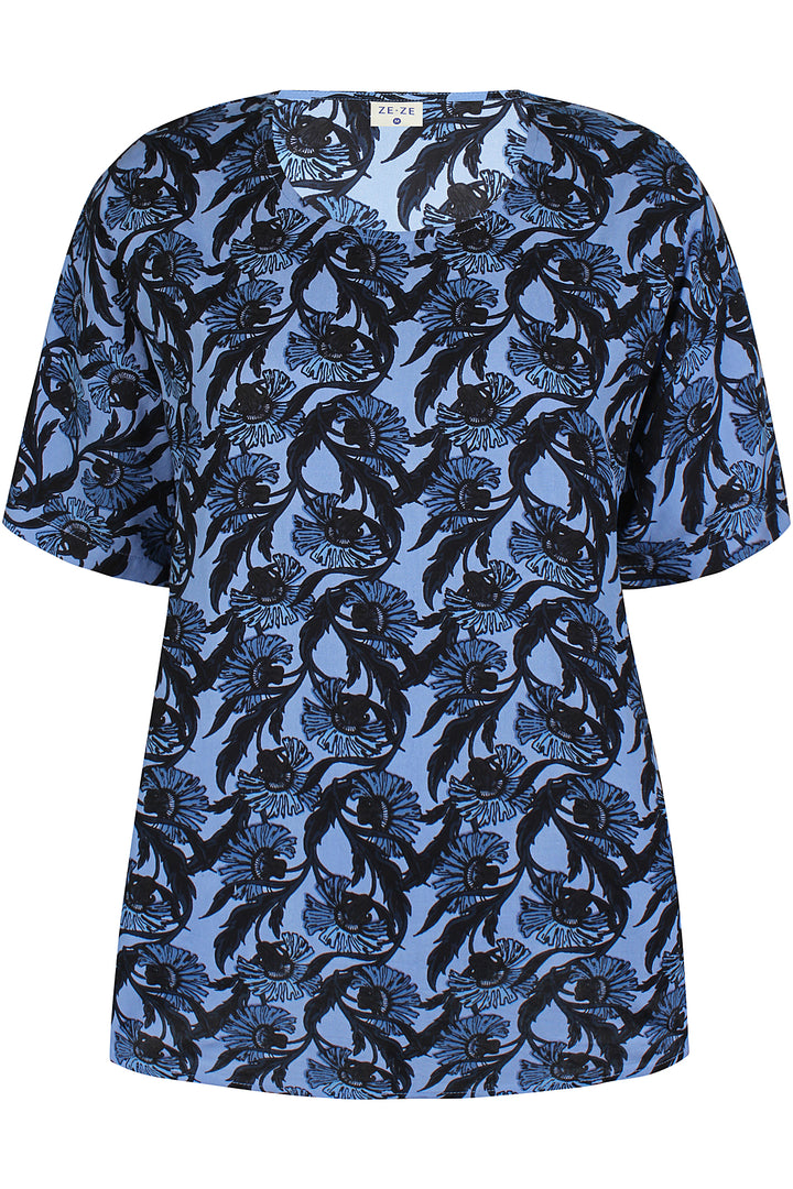 ZE - Relly 610 - Blouse - Blue