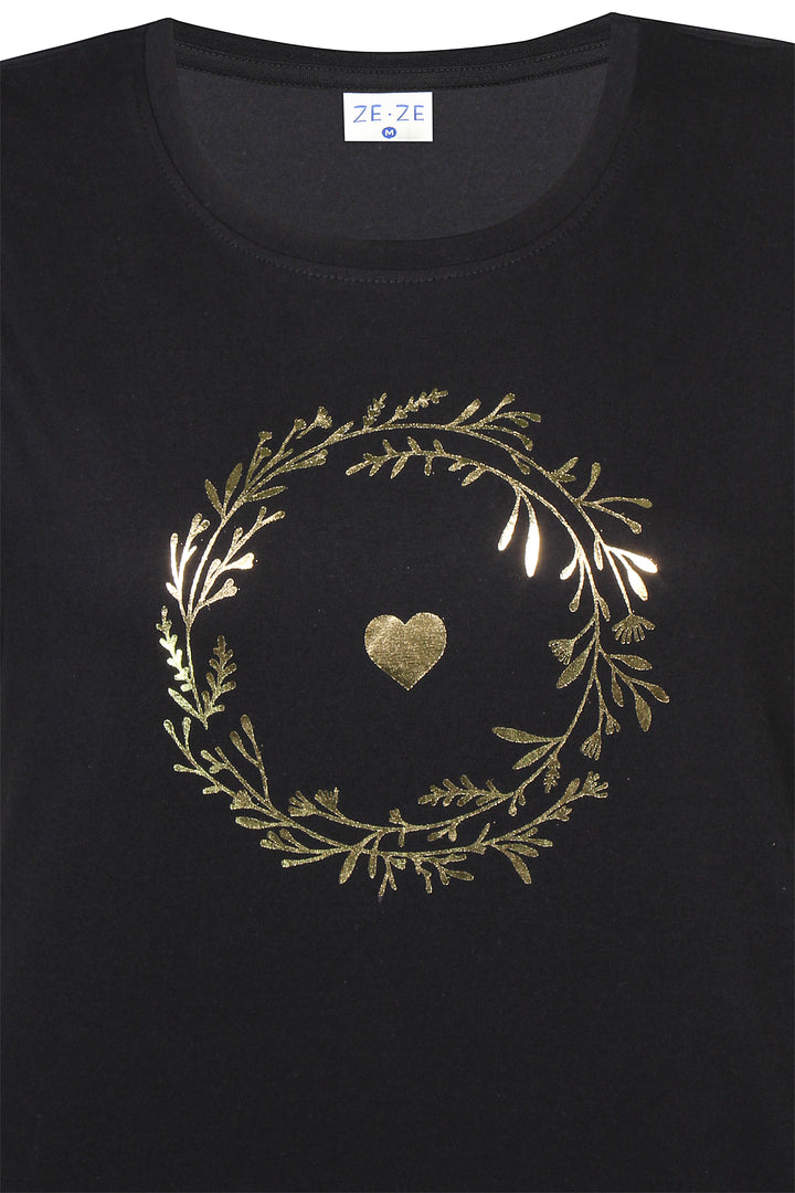 ZE - Luna 654 - T-shirt - Black
